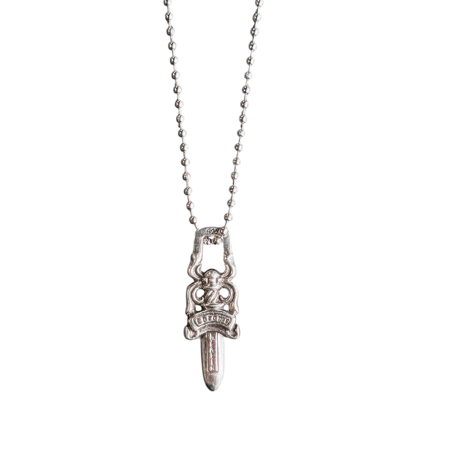 (20inch) Chrome Hearts Dagger Pendant W Chain