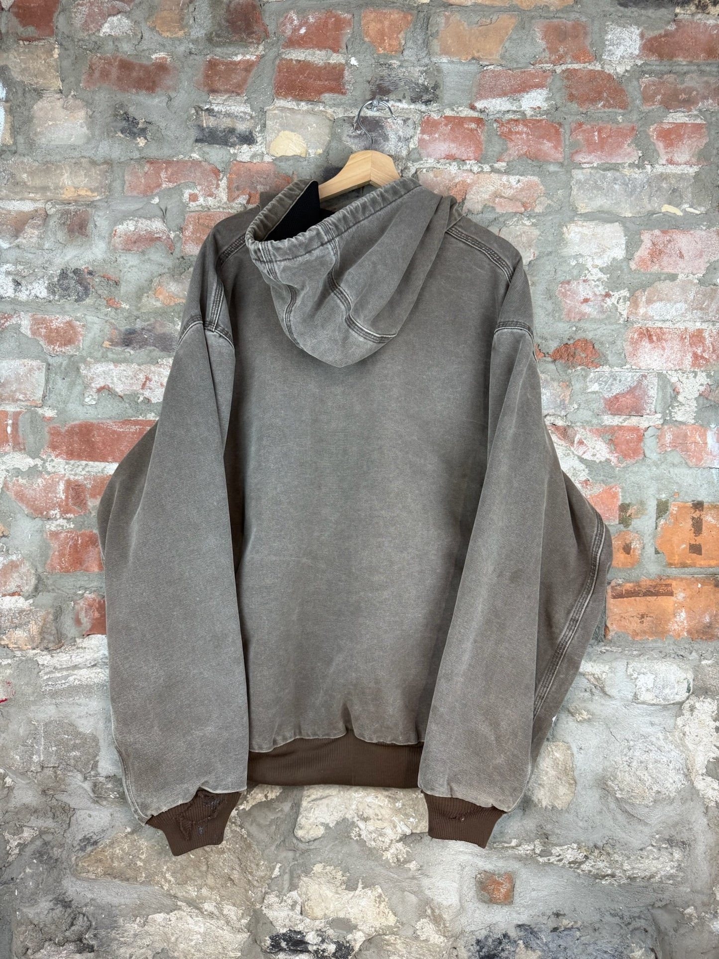 2000s Carhartt Brown Hooded Jacket Sz XXL
