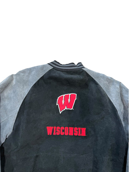 (XL) Vintage Wisconsin Badgers Football Jacket