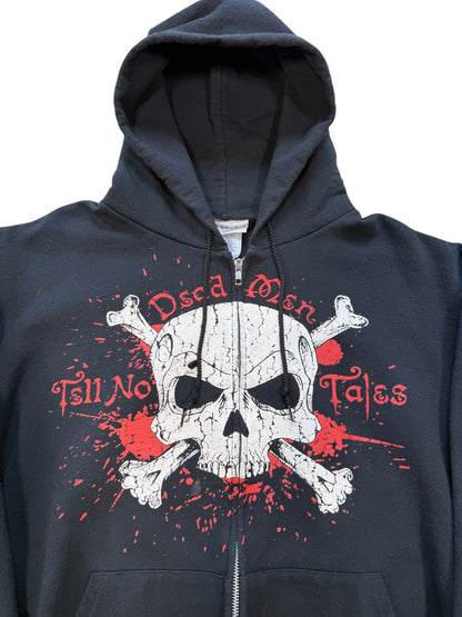 (XL) Y2K Disney Pirate’s Of The Caribbean Zip Sweater