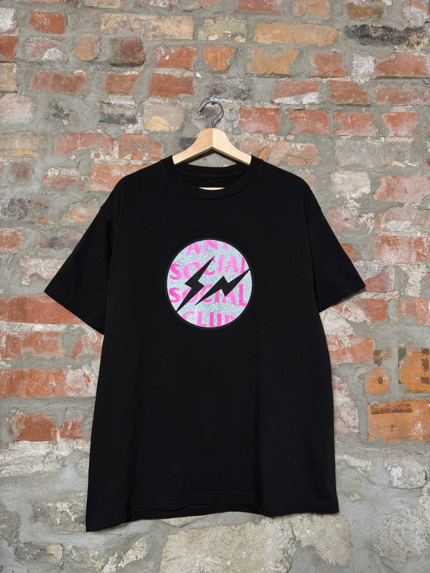 (L) Anti Social Social Club x Fragment
Black Interference Tee