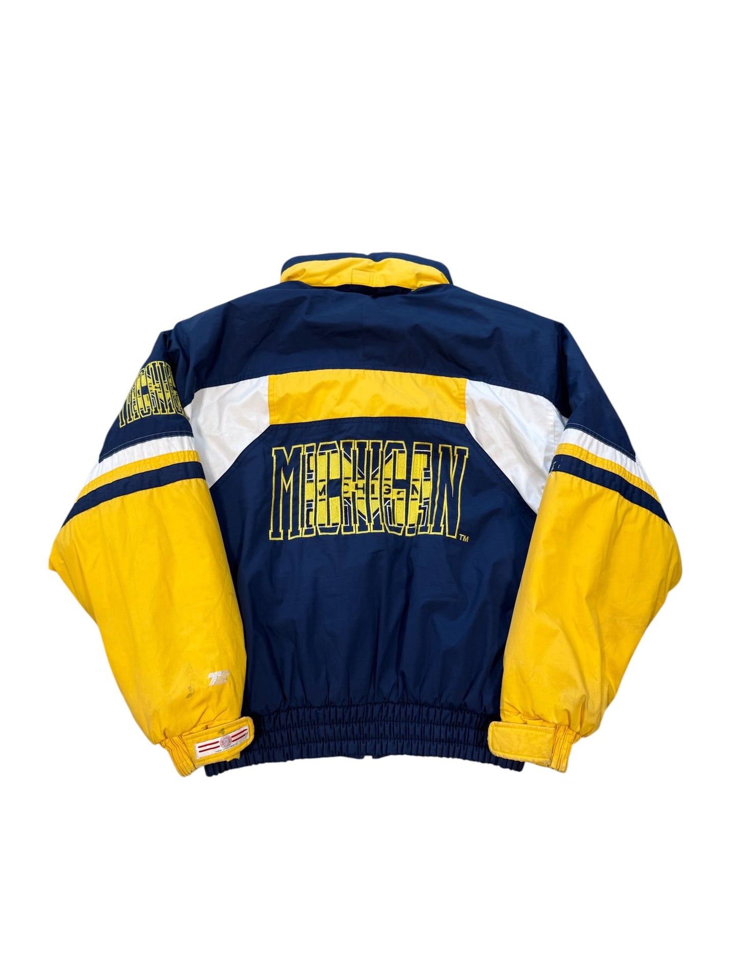 (L) 90’s Michigan Wolverines Zip Up Jacket