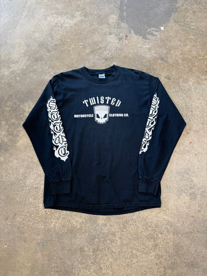 (L) Vintage 2001 Twisted Motorcycle Co. Long Sleeve Tshirt