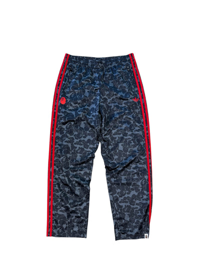 (L) Bape X Adidas All Over Print Camo Track Pants