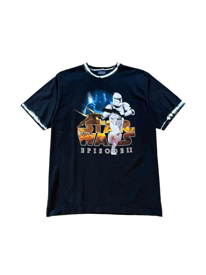 (L) Vintage Y2K Starwars Attack Of The Clones Tshirt