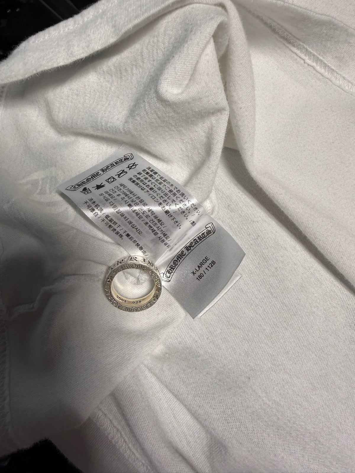 (XL) Chrome Hearts Banner Logo Longsleeve Shirt