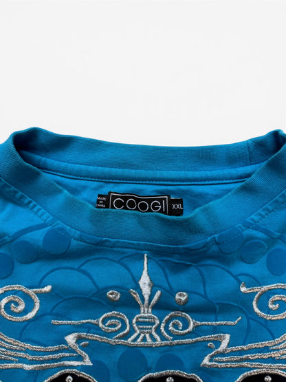 (XXL) Vintage Y2K Coogi Thermal Sleeve Tshirt