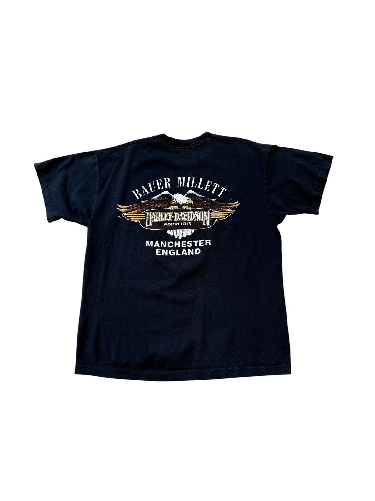 (XL) Vintage 1996 Harley Davidson Engine And Eagle Tshirt