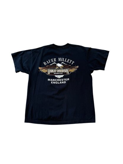 (XL) Vintage 1996 Harley Davidson Engine And Eagle Tshirt