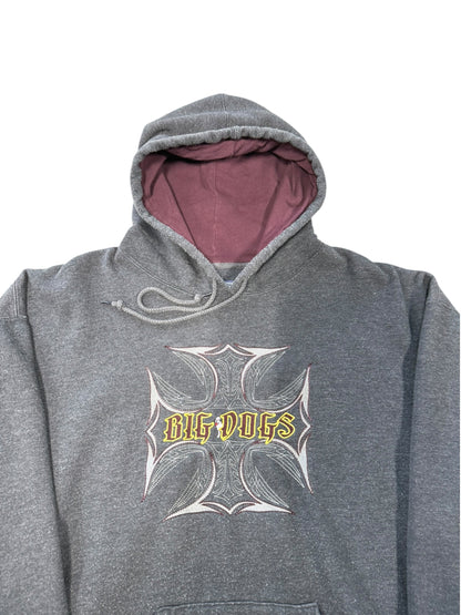 (XL) Vintage Big Dogs Choppers Logo Hoodie