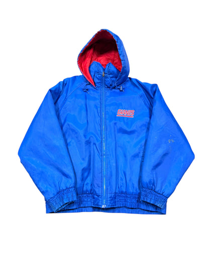 1990s New York Giants Zip-Up Fans Gear Jacket Sz Large