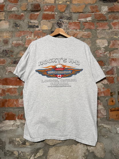 (XL) 2003 Harley Davidson “For Fun”Grey tee