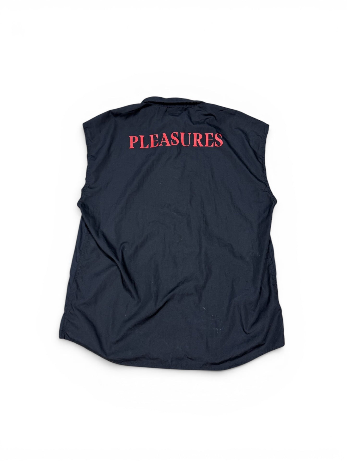 (XL) 2020 Marilyn Manson Pleasures Sleeveless Button Up Shirt