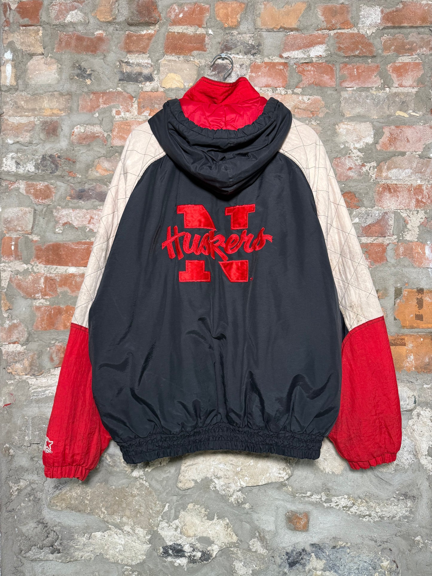 1990s Nebraska Huskers NFL Starter Jacket Sz XL