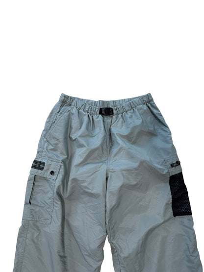 (L) Vintage Nike Green Nylon Cargo Pants