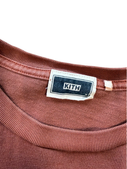 (M) Kith Og Logo Burgundy Longsleeve Shirt