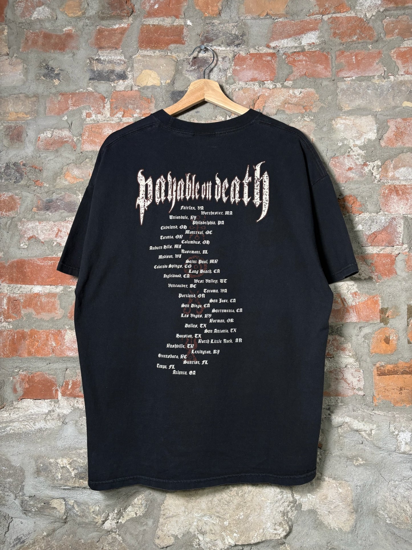 2003 P.O.D Band Tee Sz XL