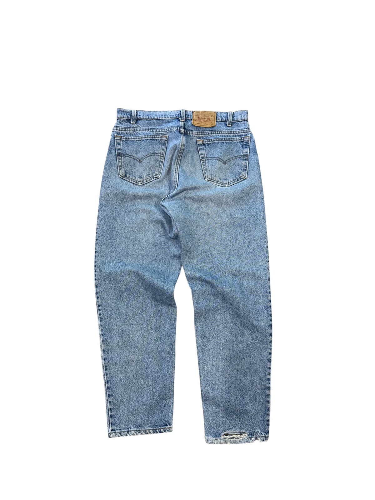 (36) Vintage Trashed Levi’s 550 Jeans