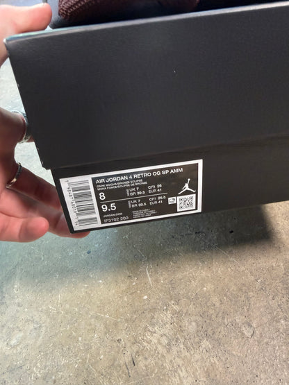 (8) Jordan 4 Retro OG SP AMM