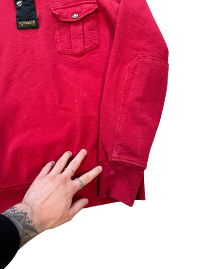 (L) 90s Polo Quarter zip Sweater