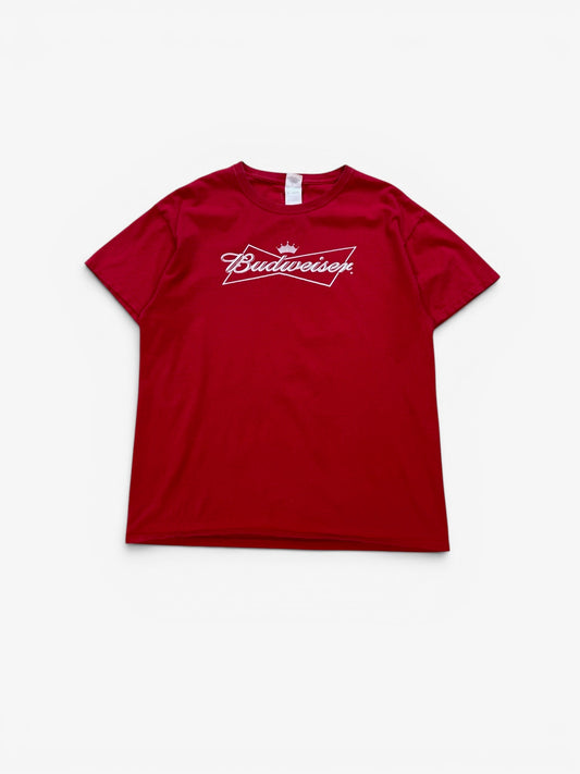(L) 2000s Budweiser Beer Promo Tee
