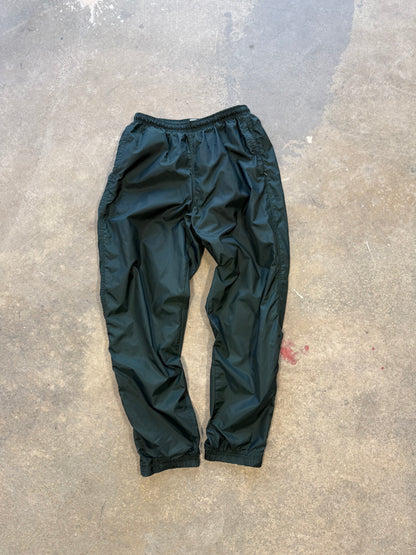 (L) 90s Nike Nylon Forest Green Pants