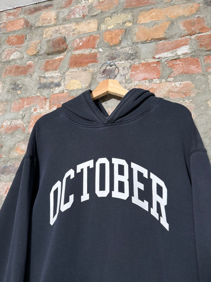 (XXXL) Octobers Very Own Black Spell Out Hoodie