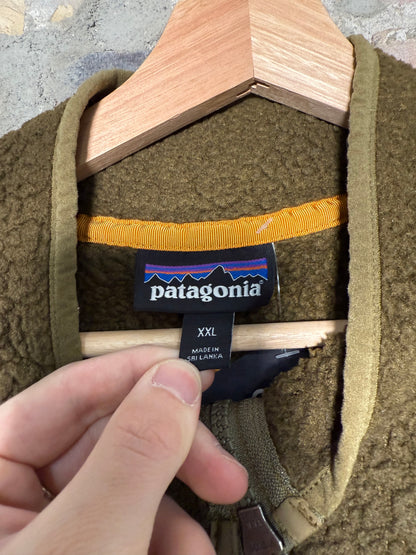 2000s Patagonia Deep Pile Half Zip Sz XXL