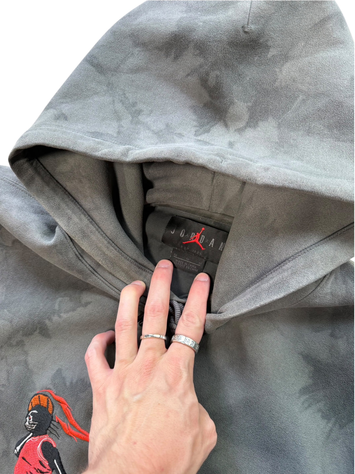 (M) Travis Scott X Jordan Washed Suede Hoodie