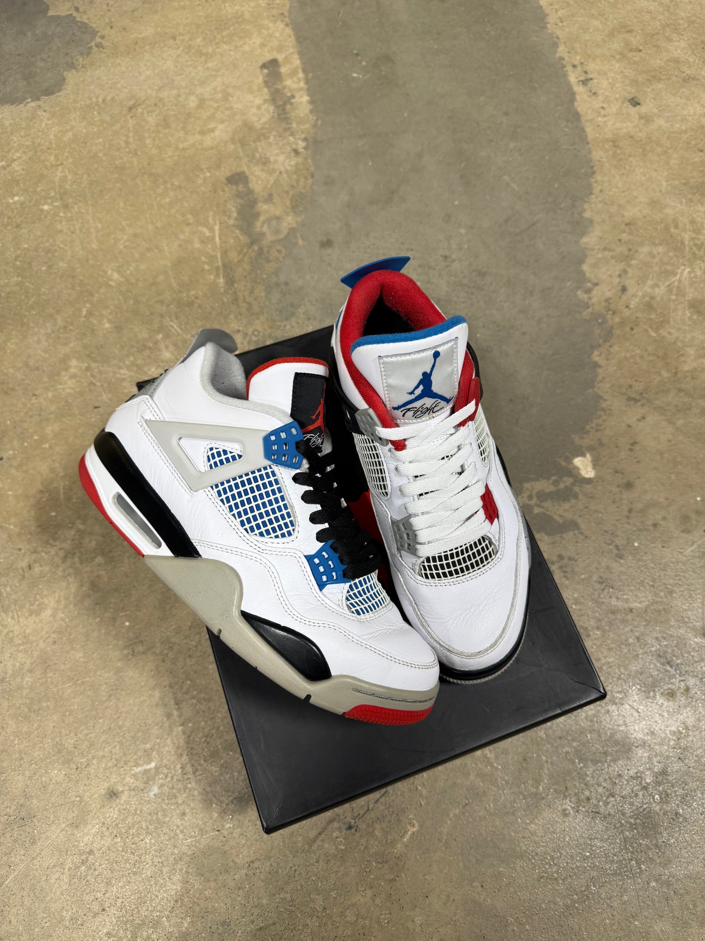 (8M) Jordan 4 Retro What The