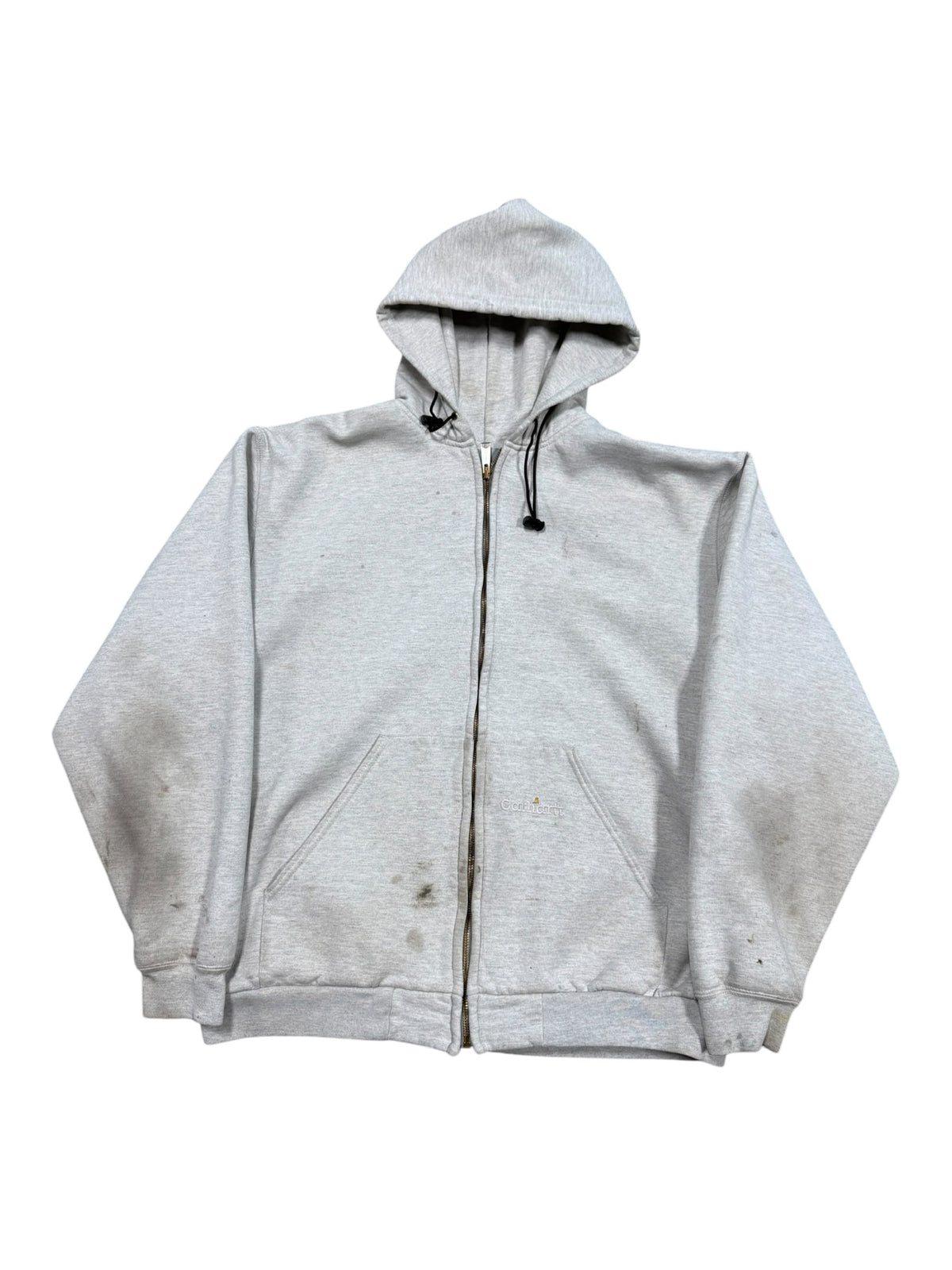 (XL) Vintage Carhartt Thermal Lined Zip Hoodie