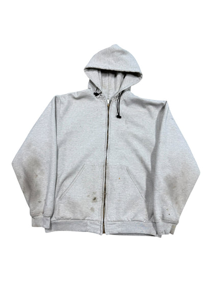 (XL) Vintage Carhartt Thermal Lined Zip Hoodie