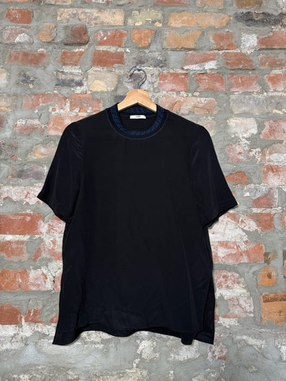 (S) Fendi Women’s Black 100% Silk Shirt