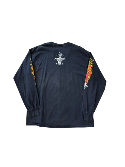 (L) 90’s Gargoyles Biker Flames Longsleeve