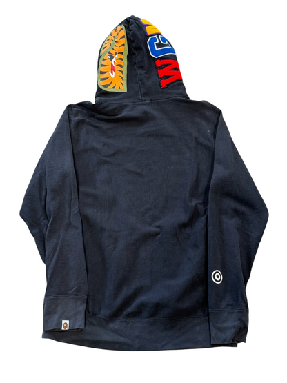 (XL) Bape WGM Shark Hoodie Black