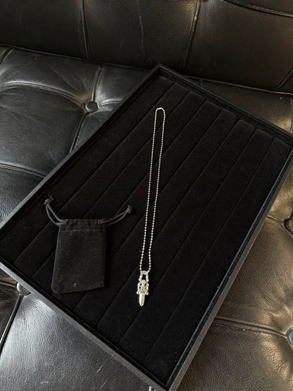 (20inch) Chrome Hearts Dagger Pendant W Chain