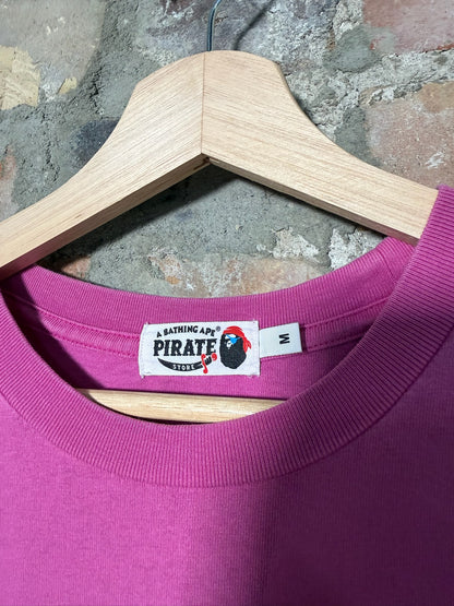 (M) Bape Pirate Store Pink Tee