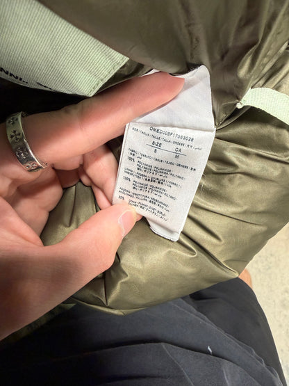 (S) Offwhite Diagonals Camo Puffer Jacket