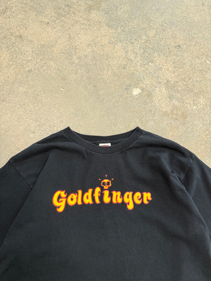 (XL) Vtg Goldfinger Spellout Band Tee