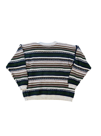 (M) Vintage Jantzen Sport Striped Knit Sweater