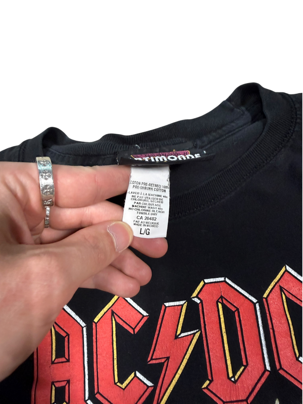 (L) 2002 AC/DC Highway To Hell Band Tee