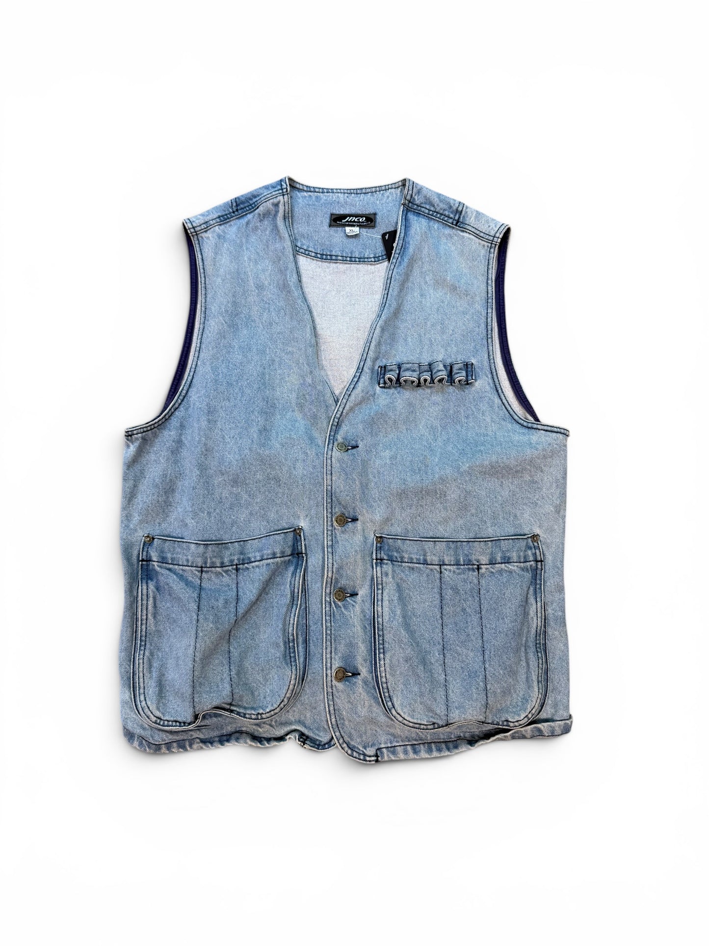 (XL) Vintage JNCO Denim Vest