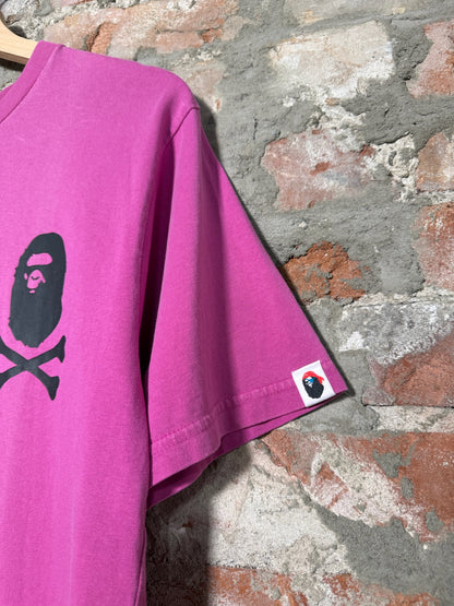 (M) Bape Pirate Store Pink Tee