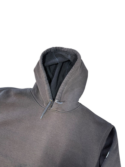 (XL) Vintage Carhartt Faded Black Hoodie