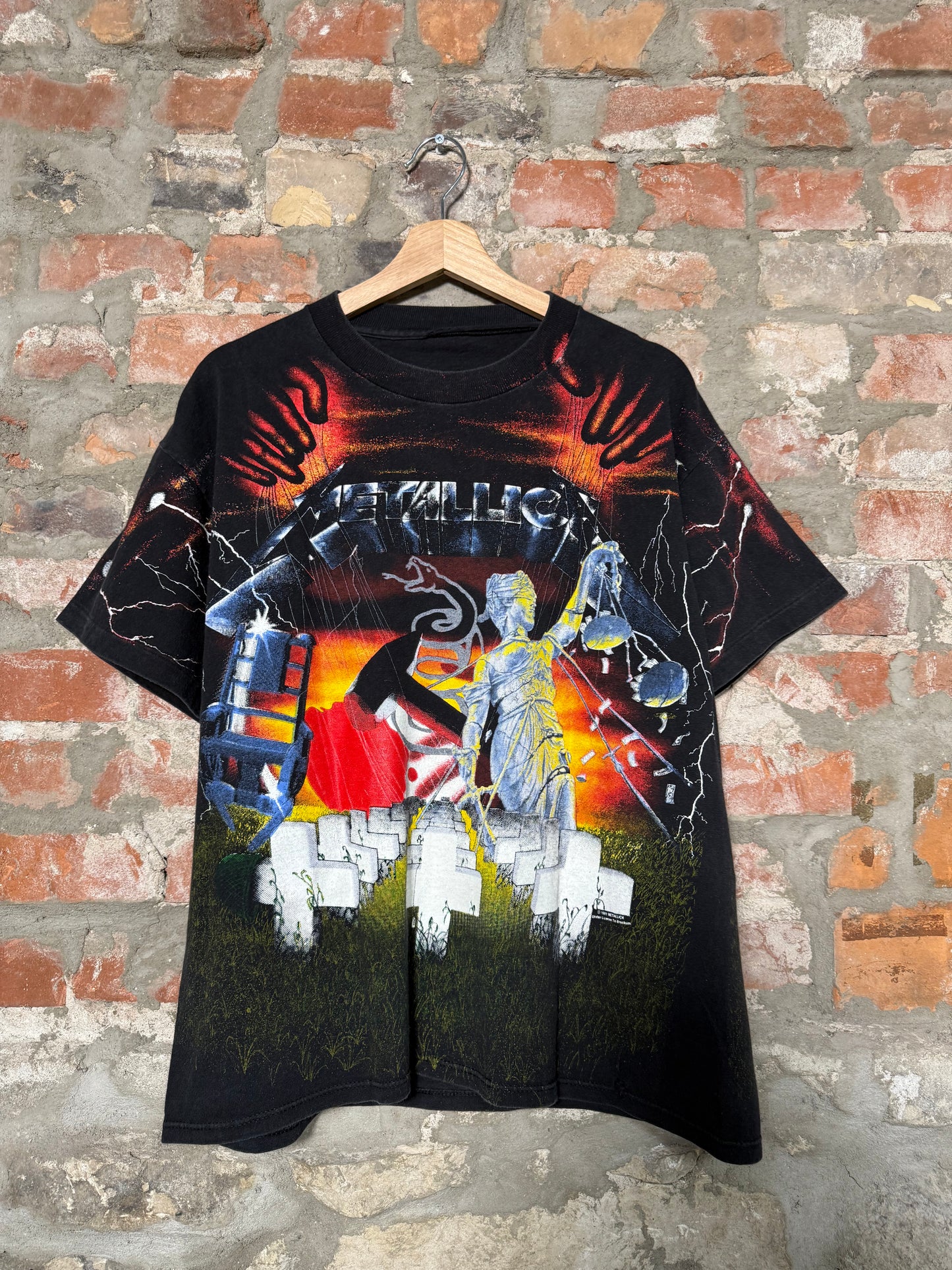 1991 Metallica AOP Sz L