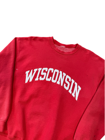 (XL) Vintage Wisconsin Red Crewneck