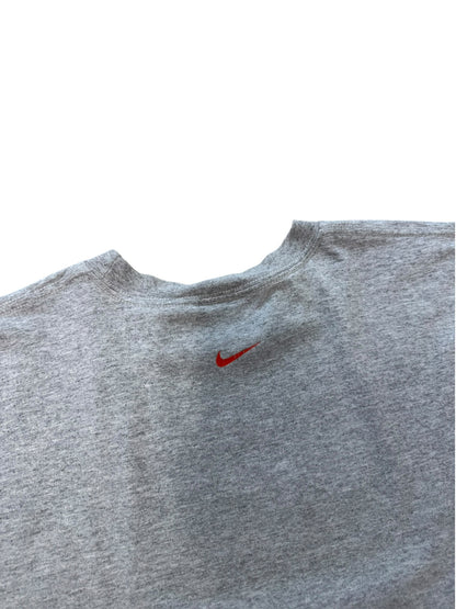 (XL) Vintage Nike Red Swoosh Middle Logo Tee