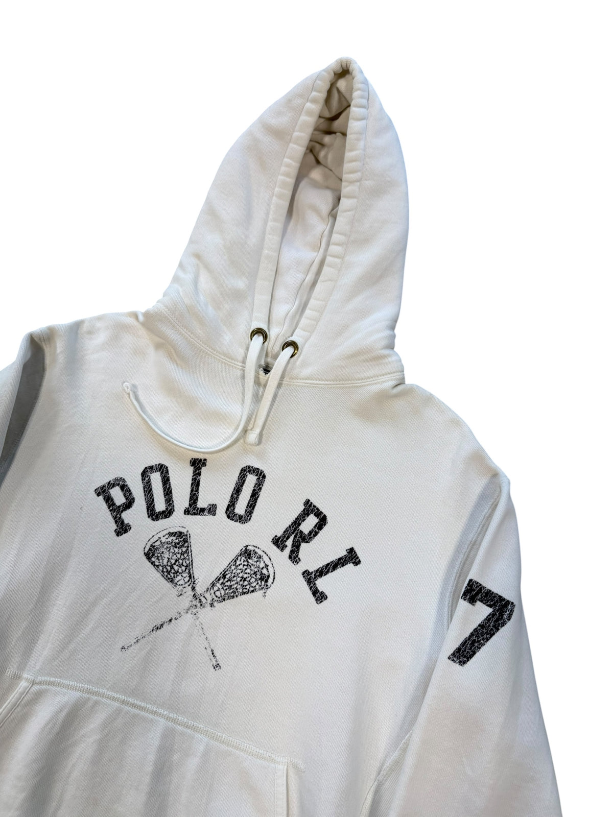 (S) Vintage Polo Ralph Lauren White Hoodie