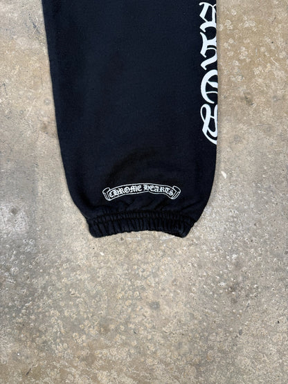 (XS) Chrome Hearts Spell Out Sweatpants