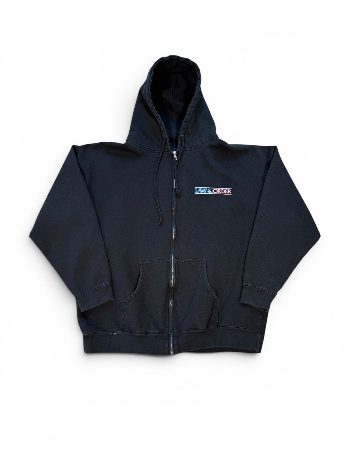(XXL) Vintage NBC Law & Order Zip-Up Sweatshirt